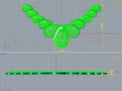 Necklace N 04 3D print model