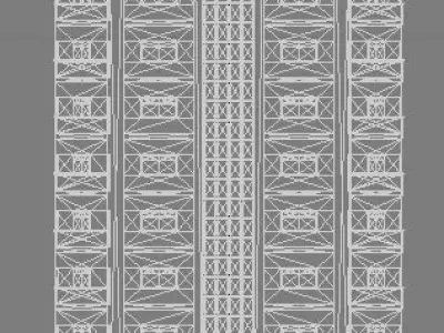 Family Building Low-poly 3D model