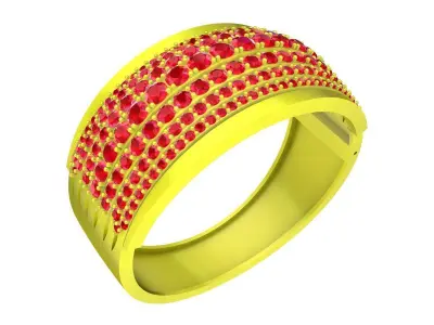 6271 Luxury Diamond Bangle 3D print model