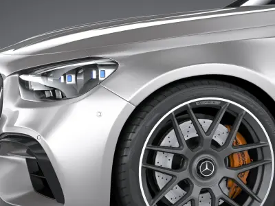 Mercede E63 Sedan AMG 2021 3D model