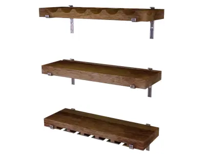 Shelves - Wine Shelves 3D model