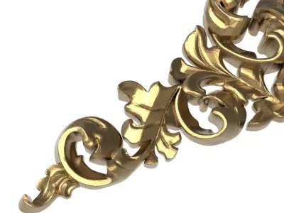  decorative pattern ready for 3D printing 3D model 239