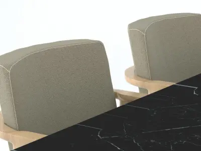 Dining Table 3D model get