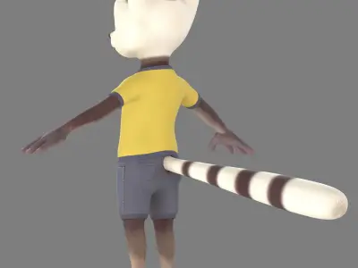 LemurCatta 3D model