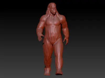 Bigfoot Pendant 3D print model