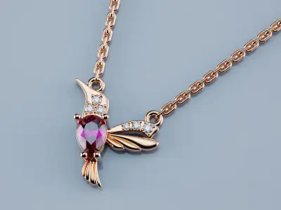 Pendant Bird  3D print model