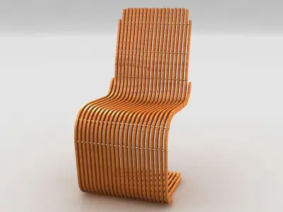 Parametric Chair  02 3D model
