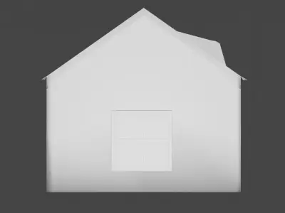 Old house Low-poly 3D model shop