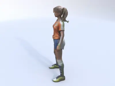 Soccer 3D model