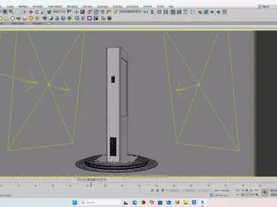 PARKING INFOMATION DISPLAY Low-poly 3D model