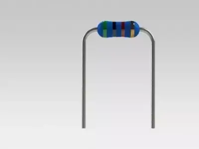 Resistor multi colored 3D print model