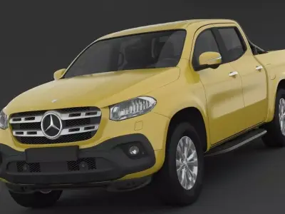 Mercedes Benz X Class Progressive 2018 3D model