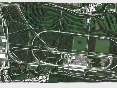 Autodromo Nazionale Monza Italy 3D model