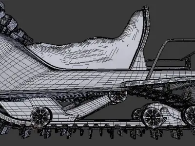 Snowmobile Free 3D model