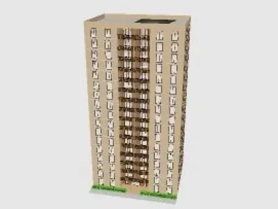 PREDIO 15 ANDARES  3D model