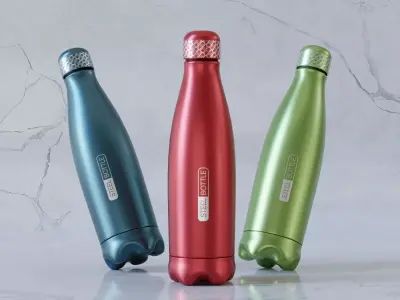 Steel Bottle 3D model