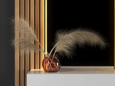 set501 modern wardrobe 3D model