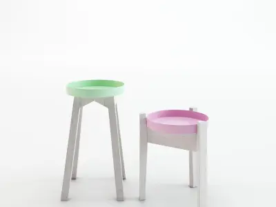 Tiny Tables Set  3D model
