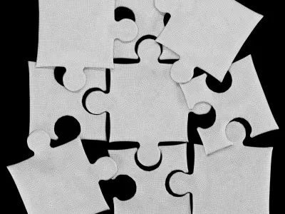 Puzzle pillow 2 3D model