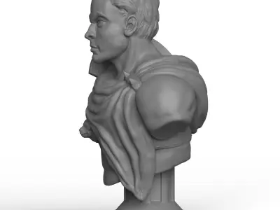 Print Ready Male Warrior Statue 3D print model