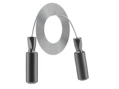 Adjustable Steel Wire Jump Rope 3D model