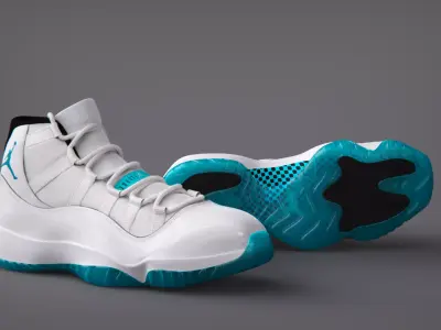 Nike Air Jordan 3D model get