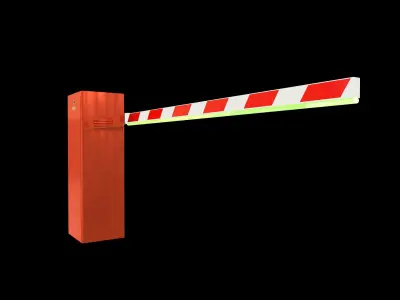 Road Barrier 3D model by sahirjutt20