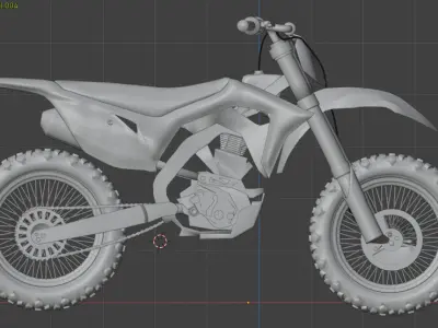 Motocross 3D model