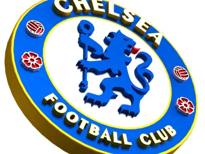 FC CHELSEA logo  3D print model
