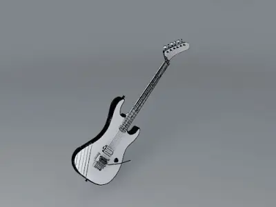 Kramer AMBITION 5 guitar Free 3D model
