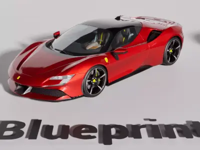 ArchViz Car Assets P05 - Unreal Engine 5 3D model