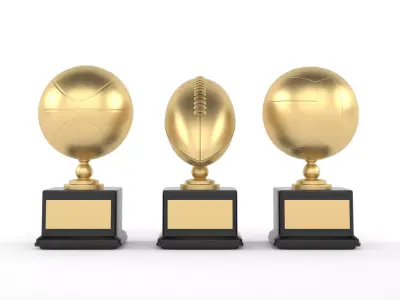 Trophy Cups 3D model 50