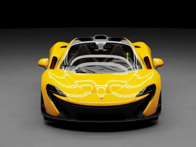 Mclaren P1 3D model
