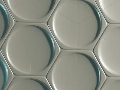Modular Geometric Wall Panel 3D print model 3D print model