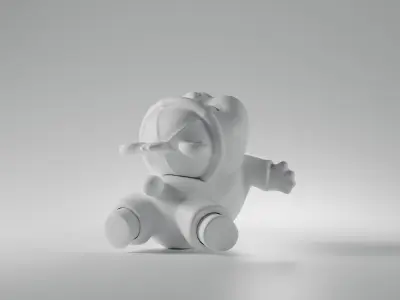 Original cute wombat book stand 3D print model