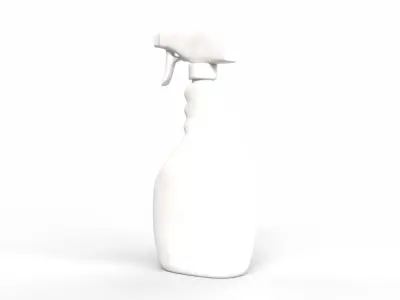 Cleaner Spray Bottle Low-poly 3D model