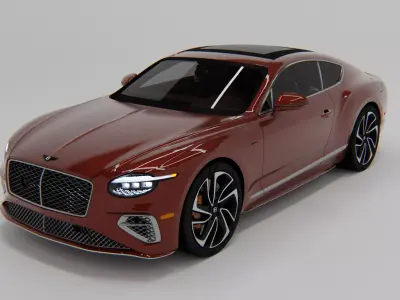 Bentley Continental GT Speed Alternative Variant 2025 Low-poly 3D model