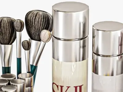 Cosmetics set for beauty salon 441 3D model