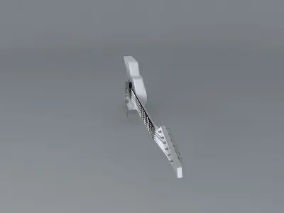 Michael Angelo 29 fret rocket guitar Free 3D model
