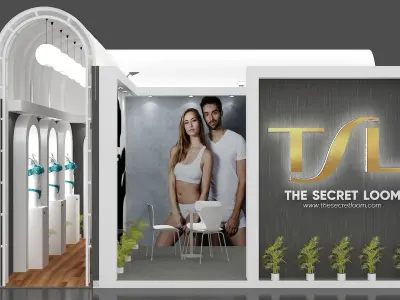 TSL 5X06 Stall Deign For Garment Expo  Low-poly 3D model