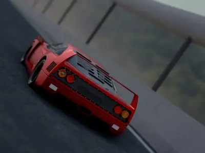 Ferrari F40 3D model
