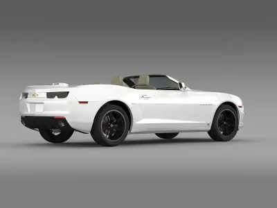 Chevrolet Camaro EUVersion Convertible 2012 3D model