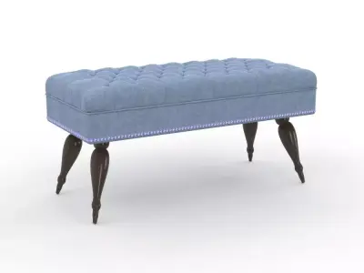 H2000463 BENCH BLUE 3D model