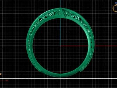 Two Head Women Ring 3DM Womens Ring 3d models 3D print model 3D print model shop