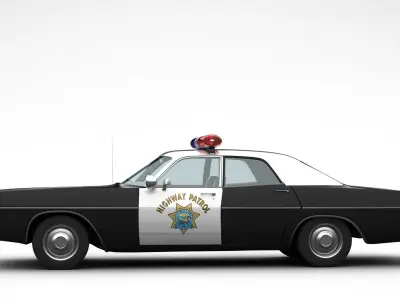 Dodge Polara Police 3D model