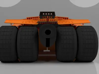 Futuristic Car 3D model purchase