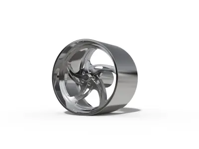 BILLET SPECIALATIES SLG85 - HURRICANE WHEEL  3D print model