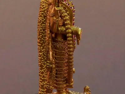 balaji 3d model with dimond 3D print model