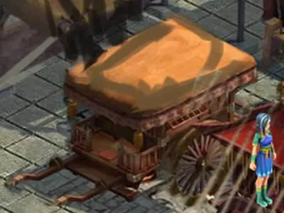 Game Heyang City - Yellow Wagon 3D model