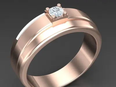 Luxury Men Rings Designs 5MR083 3D print model